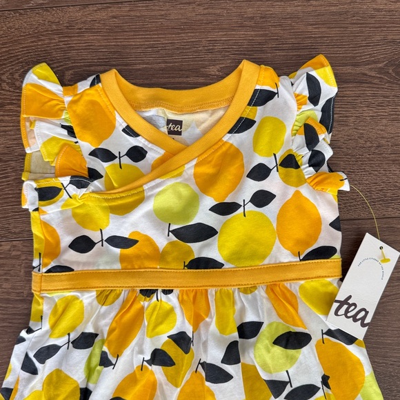 🍋New Tea Collection Lemon Dress - 2T - Picture 3 of 8